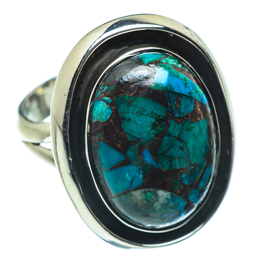 Tibetan Turquoise Rings handcrafted by Anasilvercos - RING44429