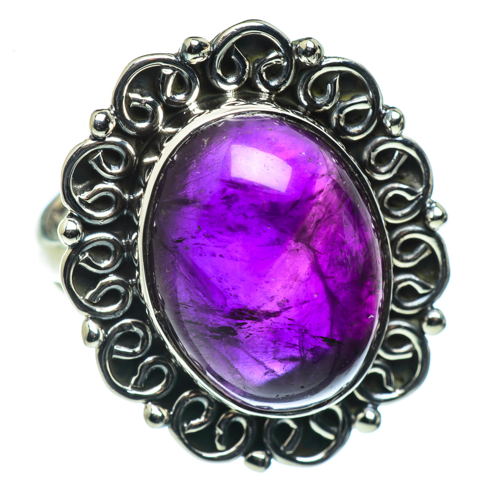 Amethyst Rings handcrafted by Anasilvercos - RING44569