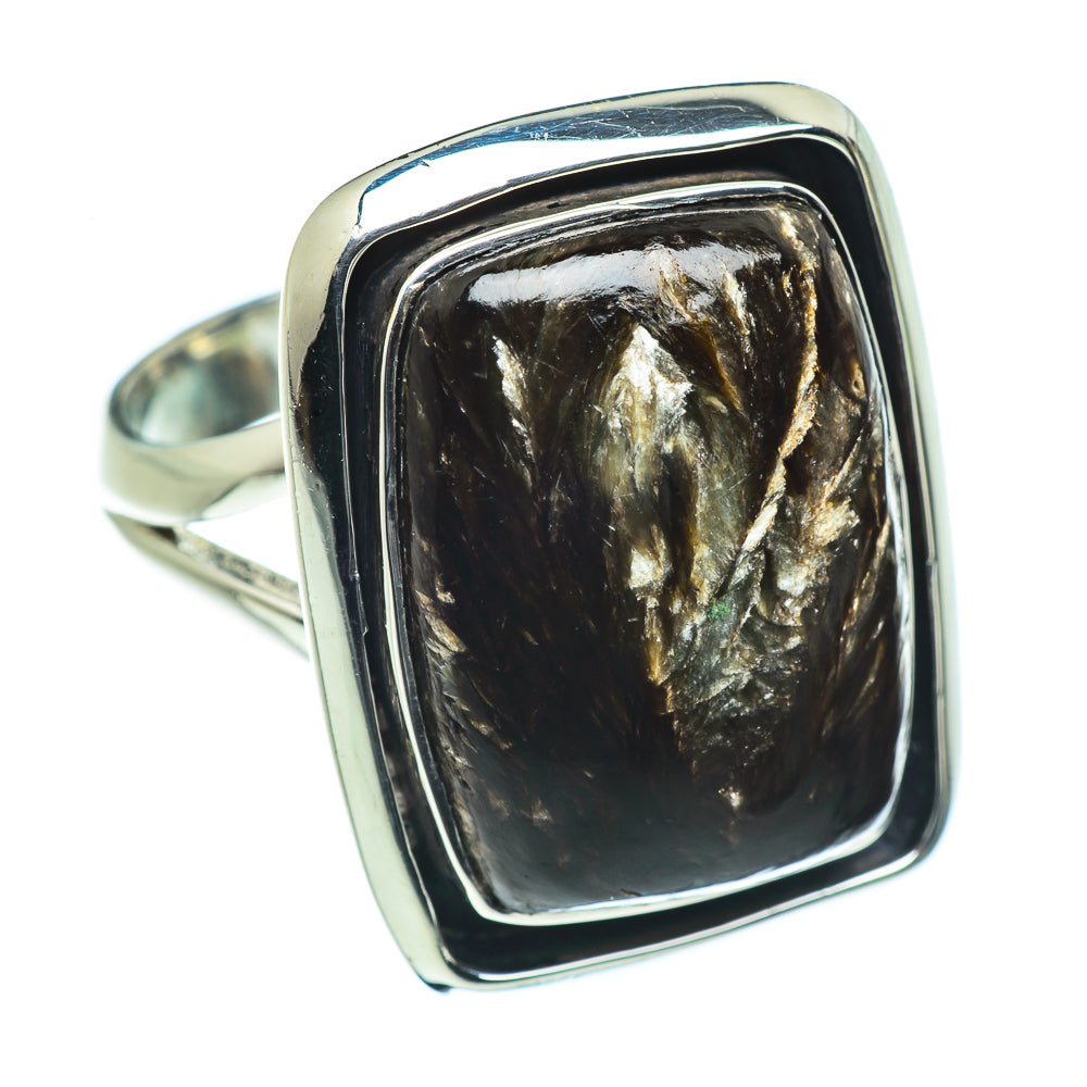 Seraphinite Rings handcrafted by Anasilvercos - RING44622