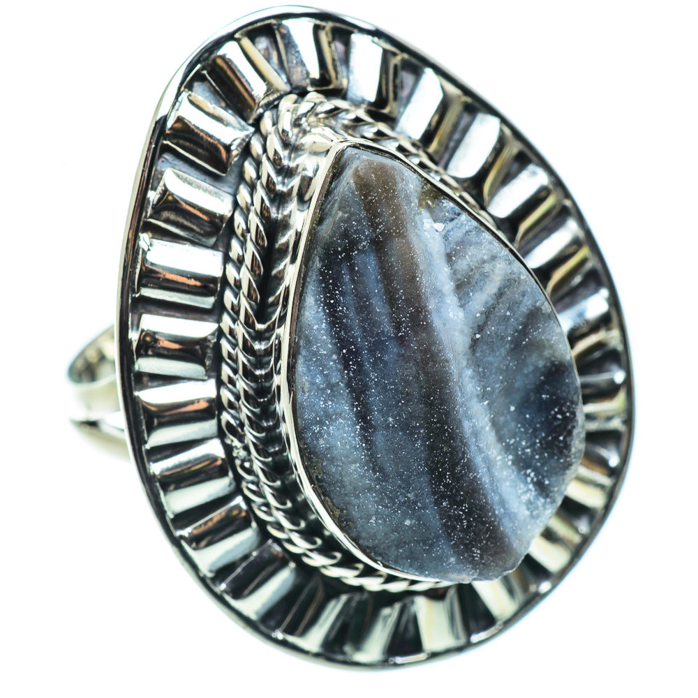 Desert Druzy Rings handcrafted by Anasilvercos - RING44645