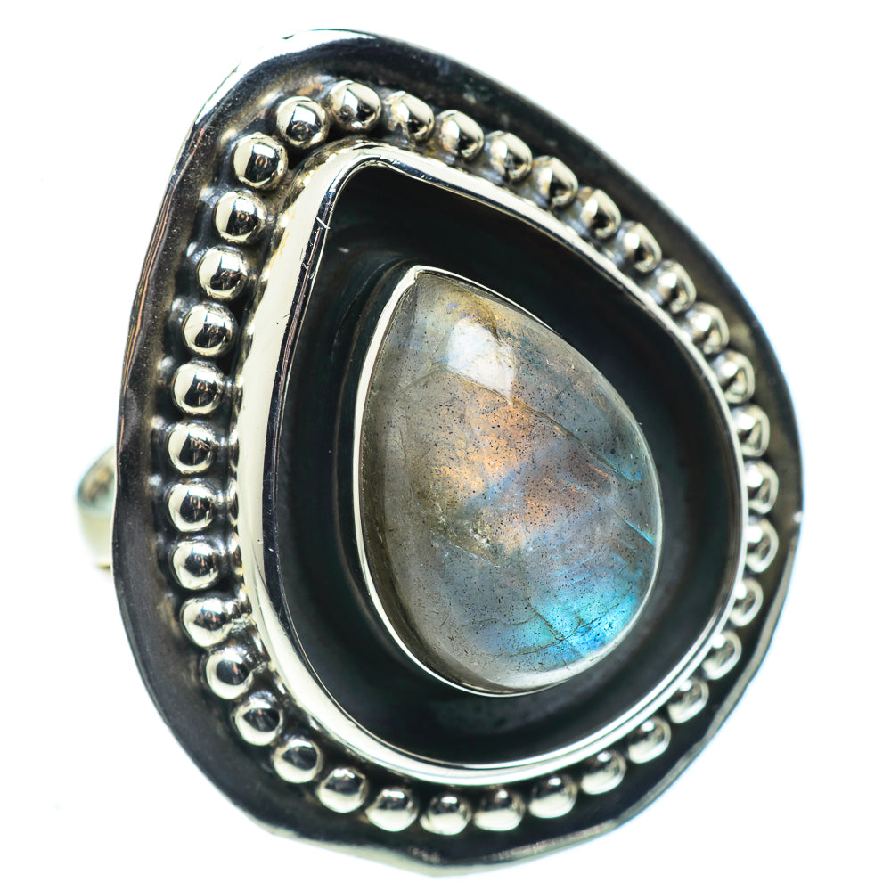 Labradorite Rings handcrafted by Anasilvercos - RING44668