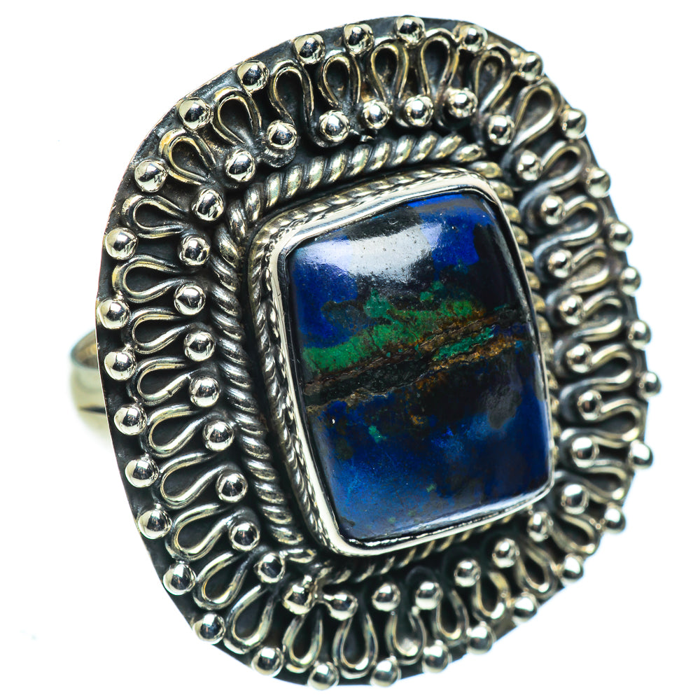 Azurite Rings handcrafted by Anasilvercos - RING44670