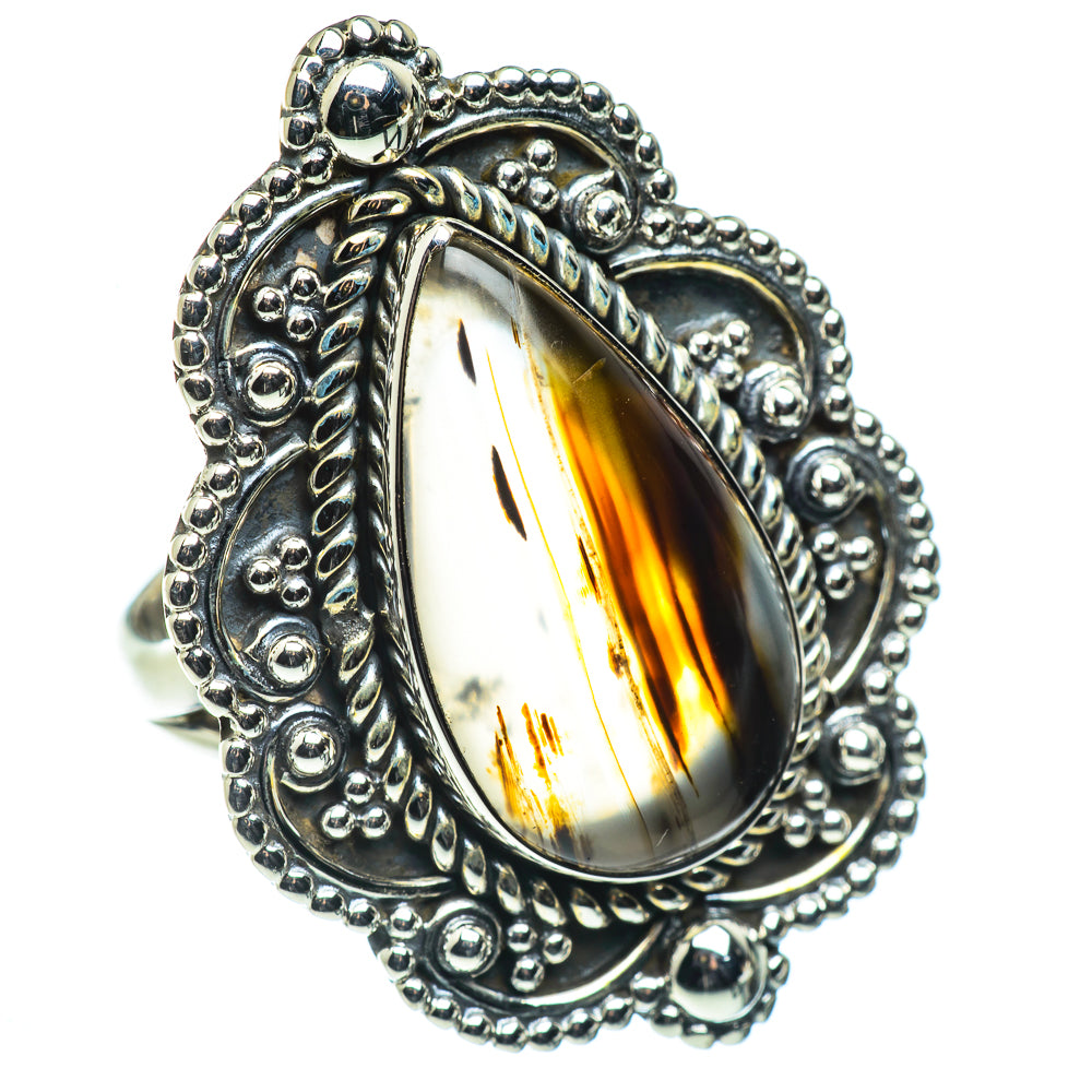 Montana Agate Rings handcrafted by Anasilvercos - RING44686
