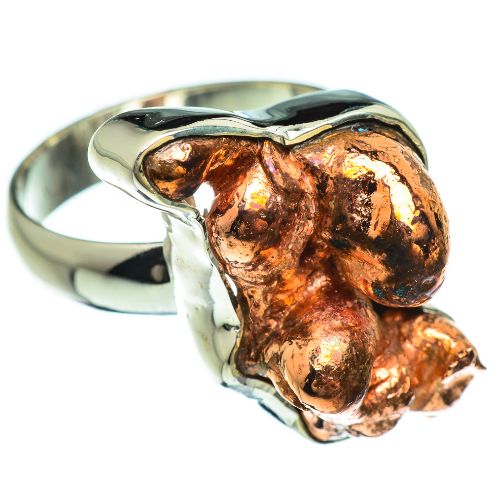 Splash Copper Rings handcrafted by Anasilvercos - RING44759