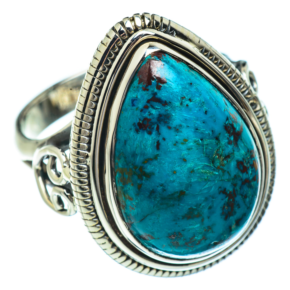 Chrysocolla Rings handcrafted by Anasilvercos - RING44773