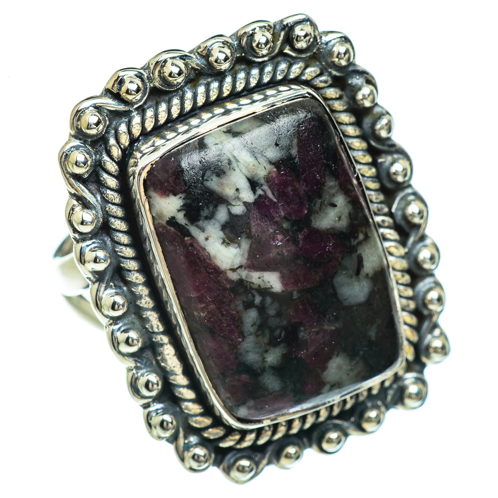 Russian Eudialyte Rings handcrafted by Anasilvercos - RING44837