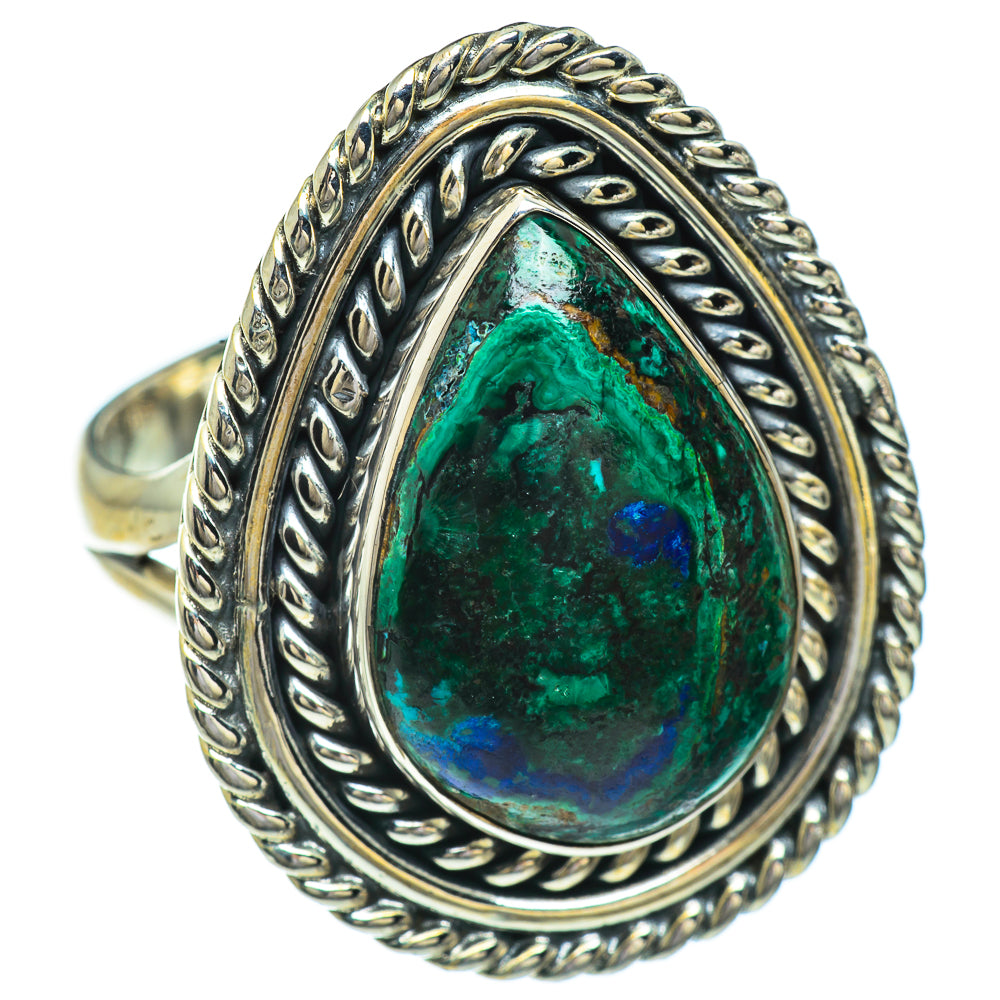 Chrysocolla Rings handcrafted by Anasilvercos - RING44844