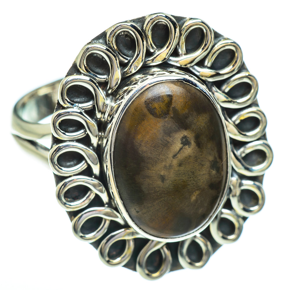 Petrified Wood Rings handcrafted by Anasilvercos - RING44890