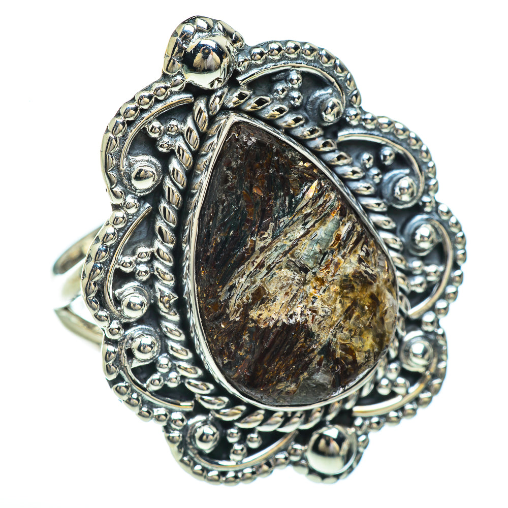 Astrophyllite Rings handcrafted by Anasilvercos - RING44891 - Photo 2