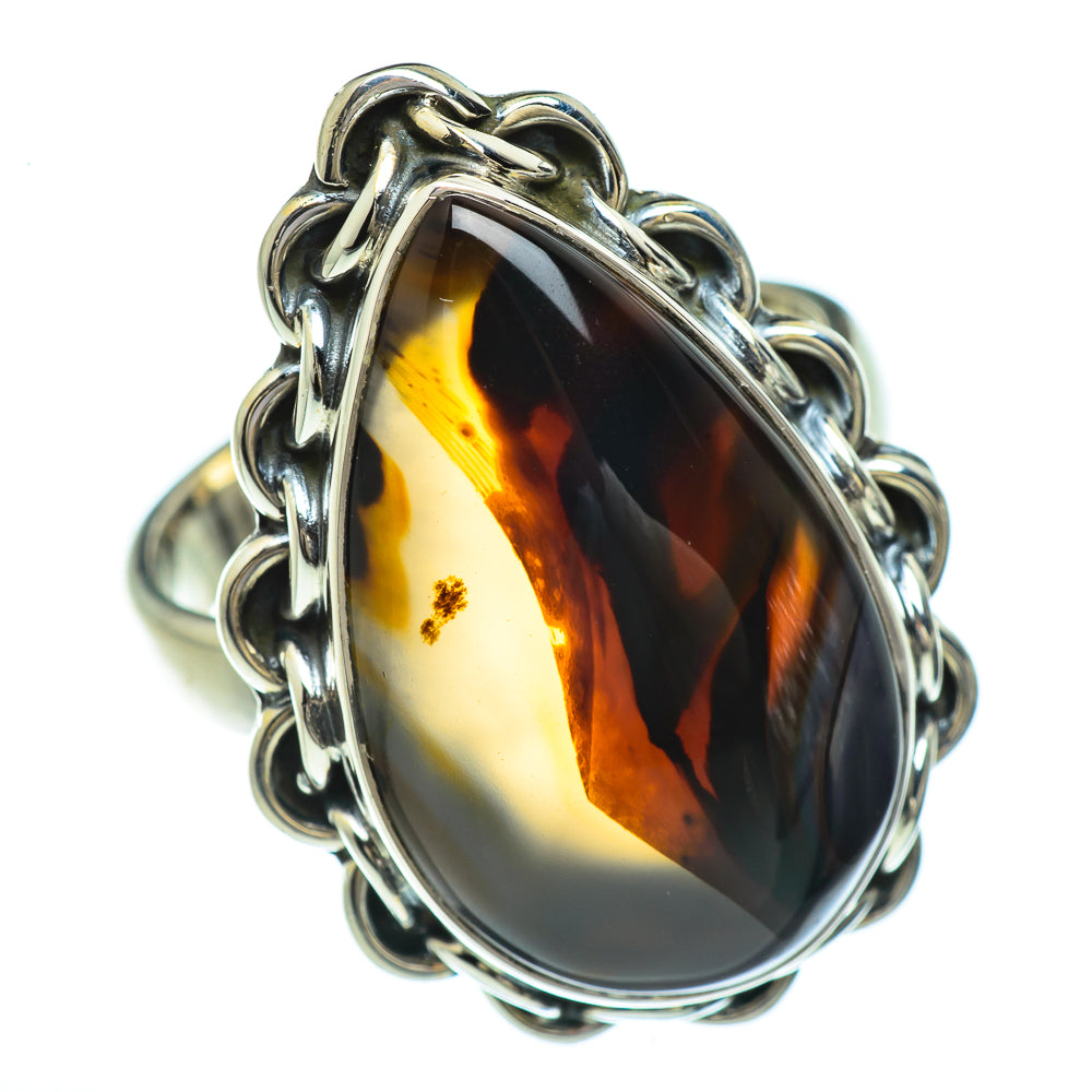 Montana Agate Rings handcrafted by Anasilvercos - RING44893