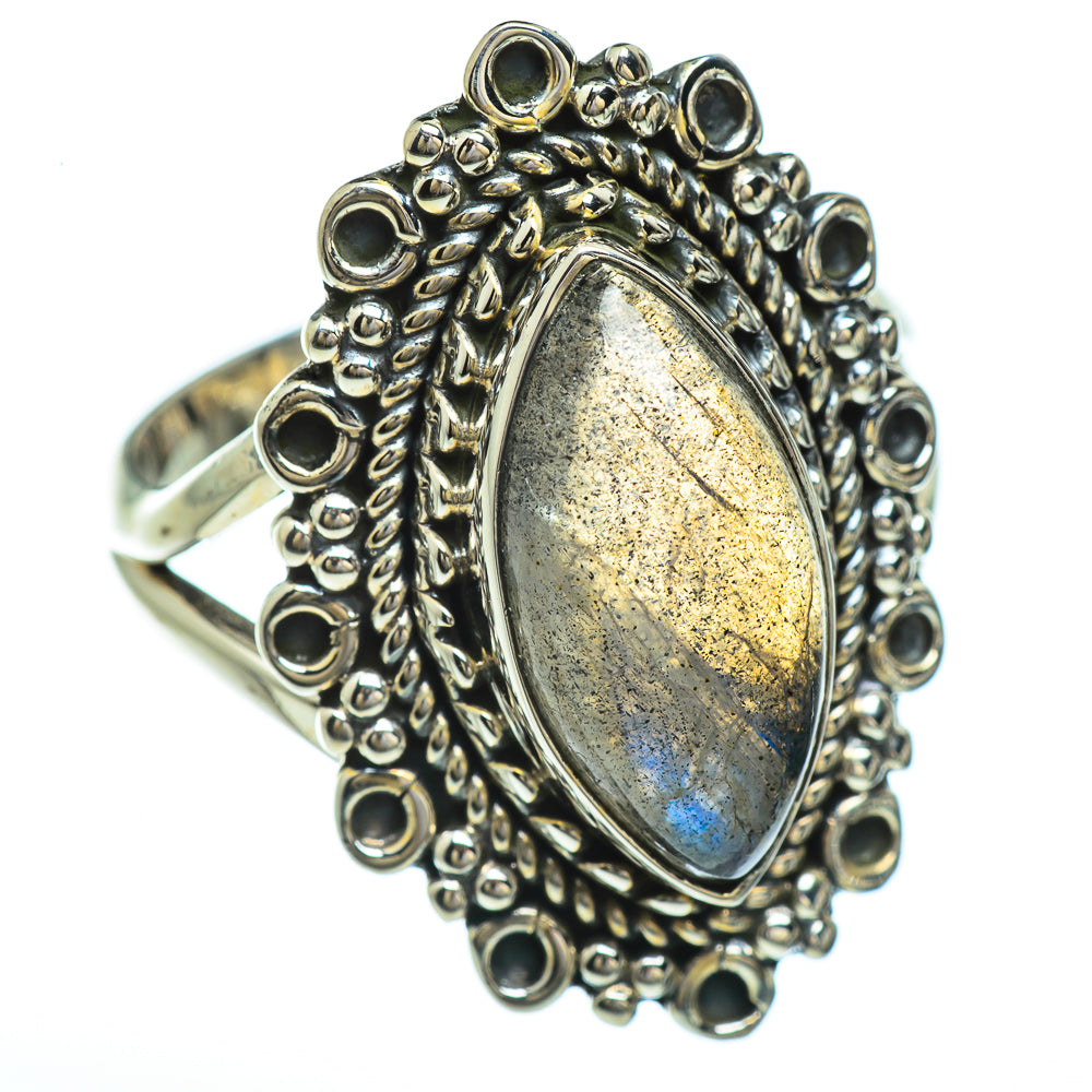 Labradorite Rings handcrafted by Anasilvercos - RING44903