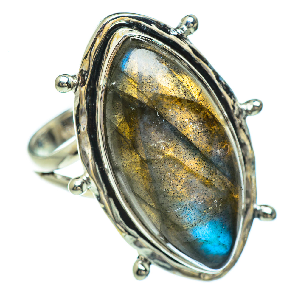 Labradorite Rings handcrafted by Anasilvercos - RING44928