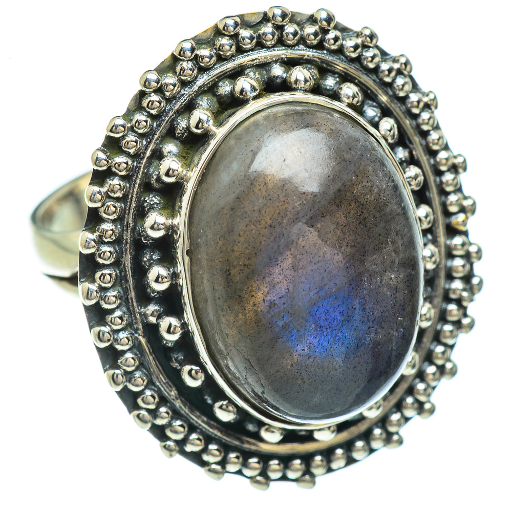 Labradorite Rings handcrafted by Anasilvercos - RING44929