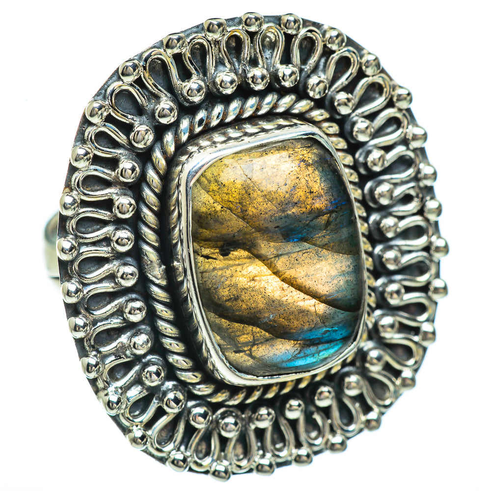 Labradorite Rings handcrafted by Anasilvercos - RING44958