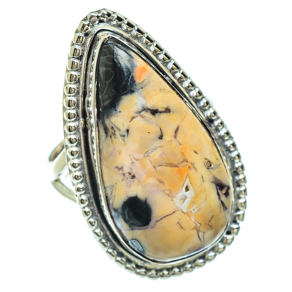 Brecciated Mookaite Rings handcrafted by Anasilvercos - RING44966