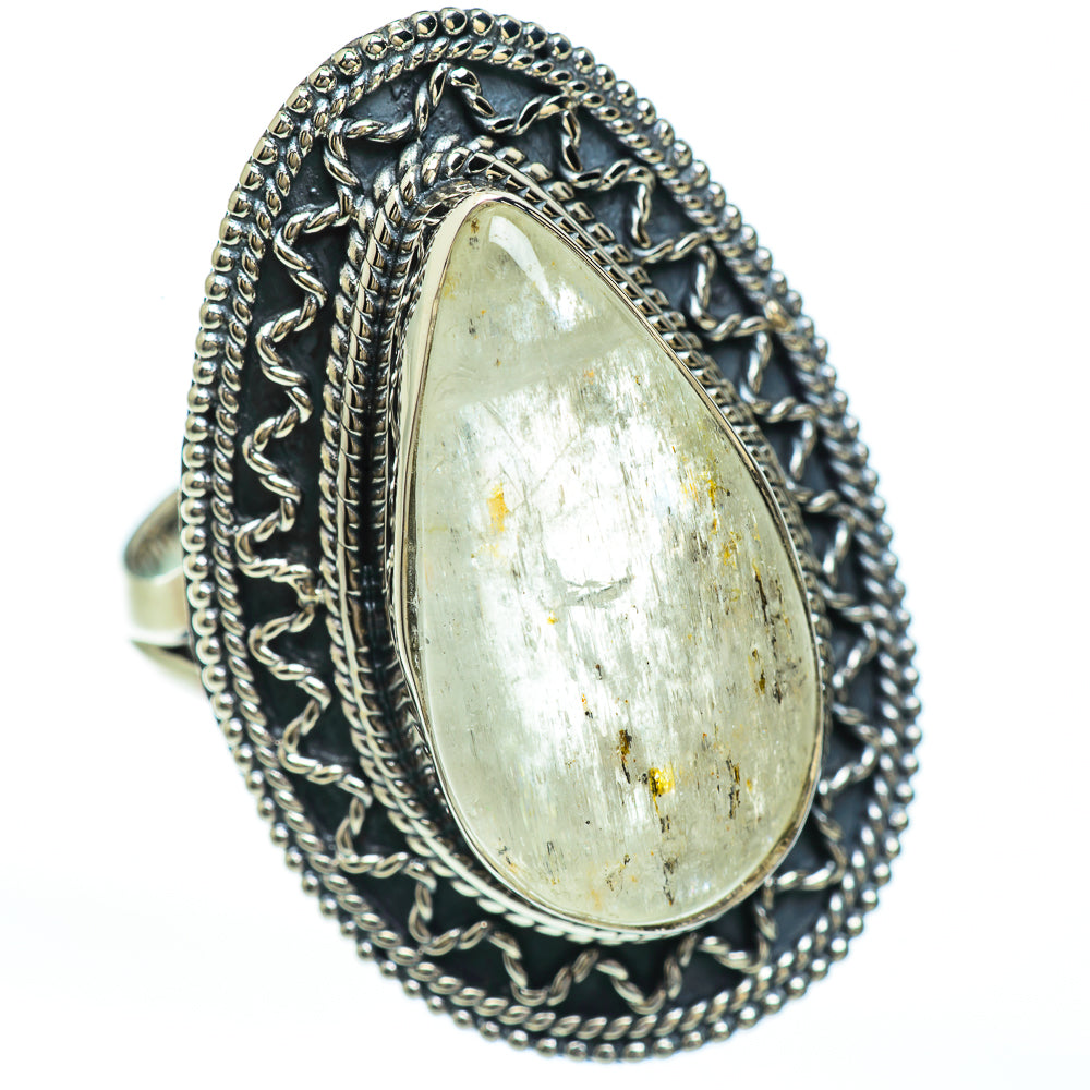 Prehnite Rings handcrafted by Anasilvercos - RING45017