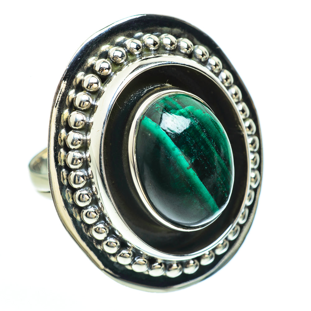 Malachite Rings handcrafted by Anasilvercos - RING45037