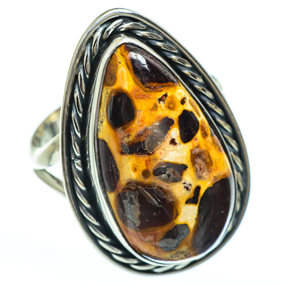 Chert Breccia Rings handcrafted by Anasilvercos - RING45126 - Photo 2