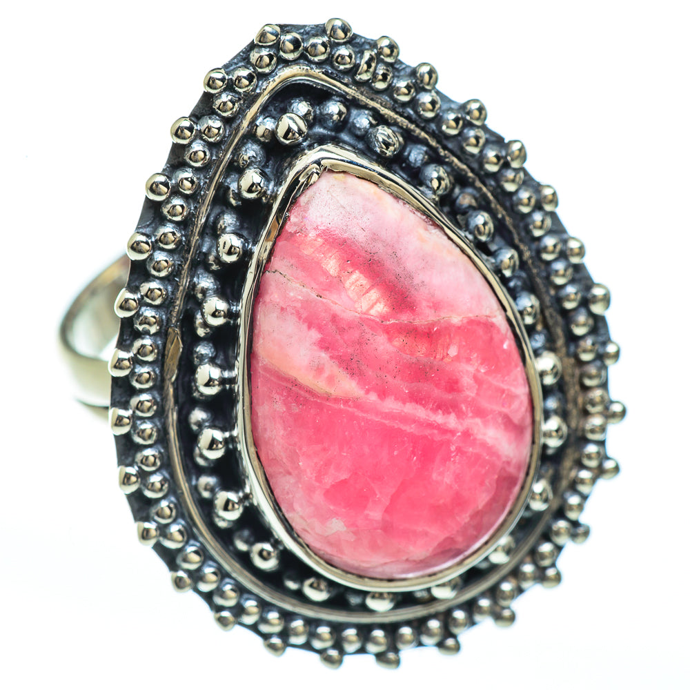 Rhodochrosite Rings handcrafted by Anasilvercos - RING45130