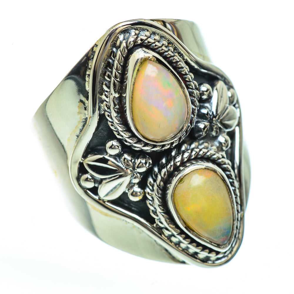 Ethiopian Opal Rings handcrafted by Anasilvercos - RING45143