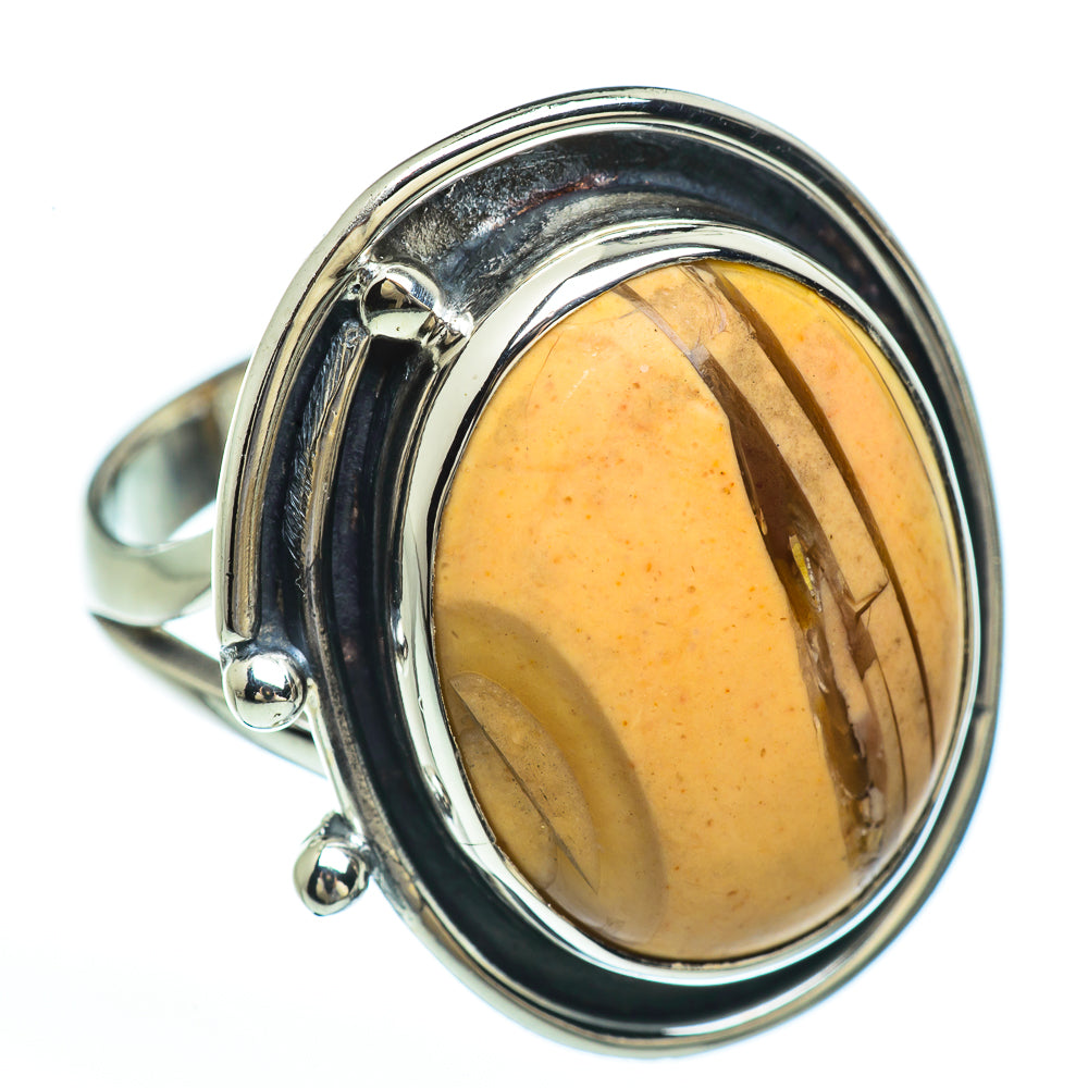 Brecciated Mookaite Rings handcrafted by Anasilvercos - RING45155