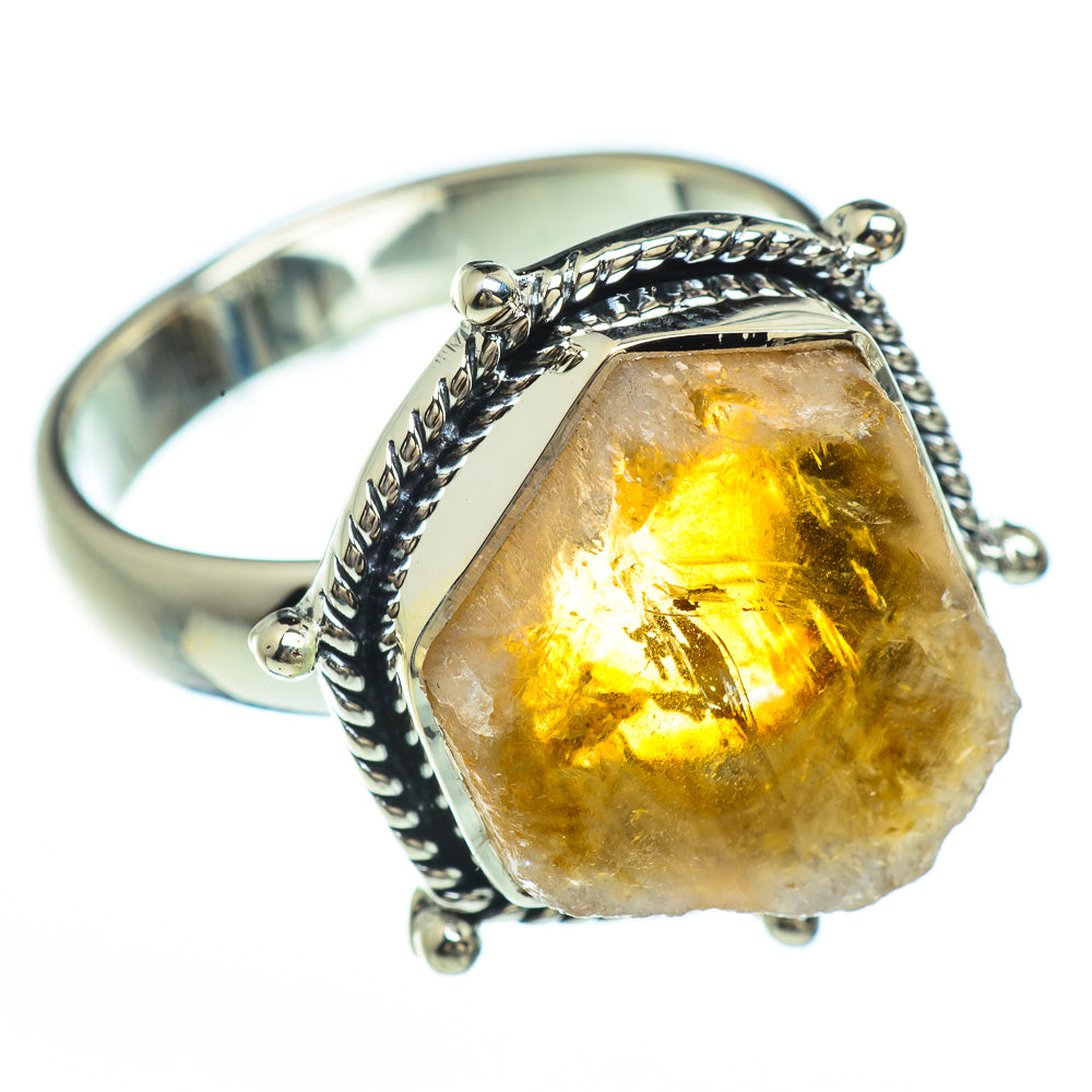 Citrine Rings handcrafted by Anasilvercos - RING45158