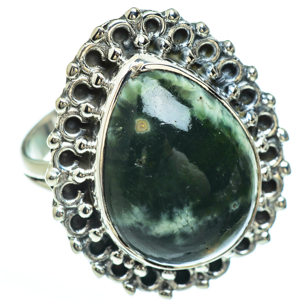 Ocean Jasper Rings handcrafted by Anasilvercos - RING45205