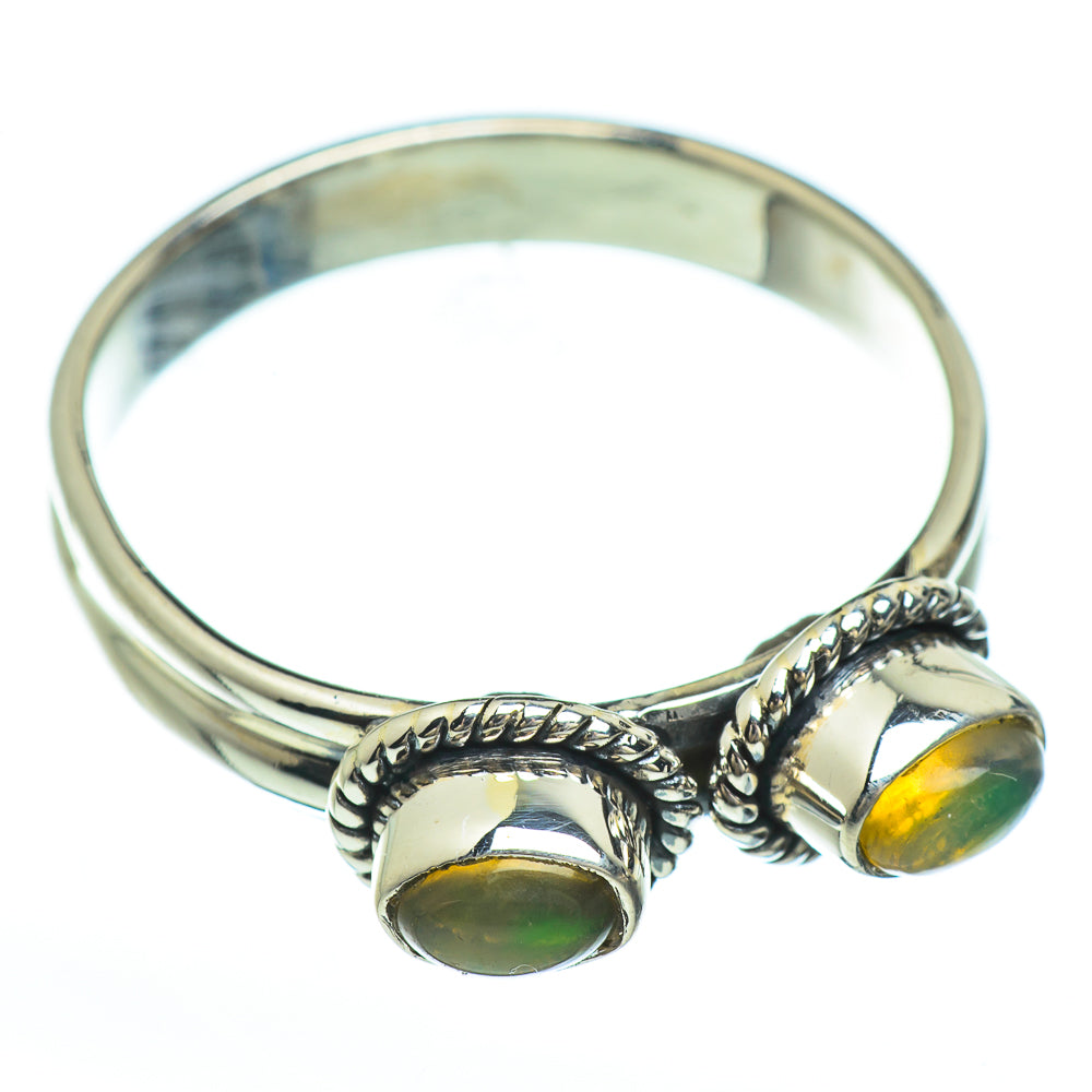 Ethiopian Opal Rings handcrafted by Anasilvercos - RING45223