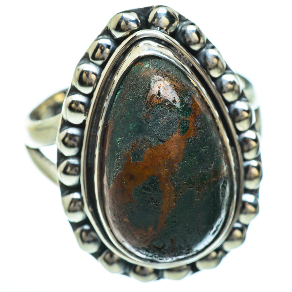 Chrysocolla Rings handcrafted by Anasilvercos - RING45276