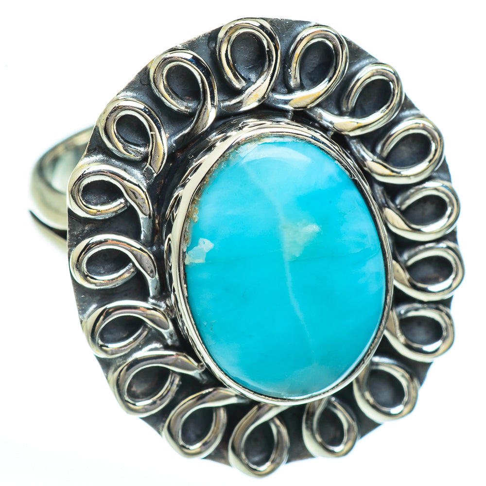 Larimar Rings handcrafted by Anasilvercos - RING45303
