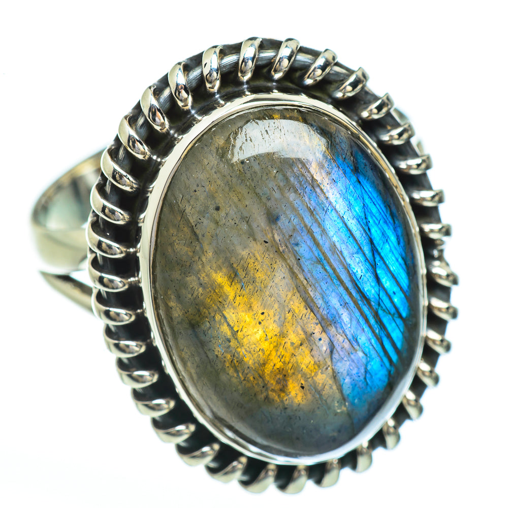 Labradorite Rings handcrafted by Anasilvercos - RING45330