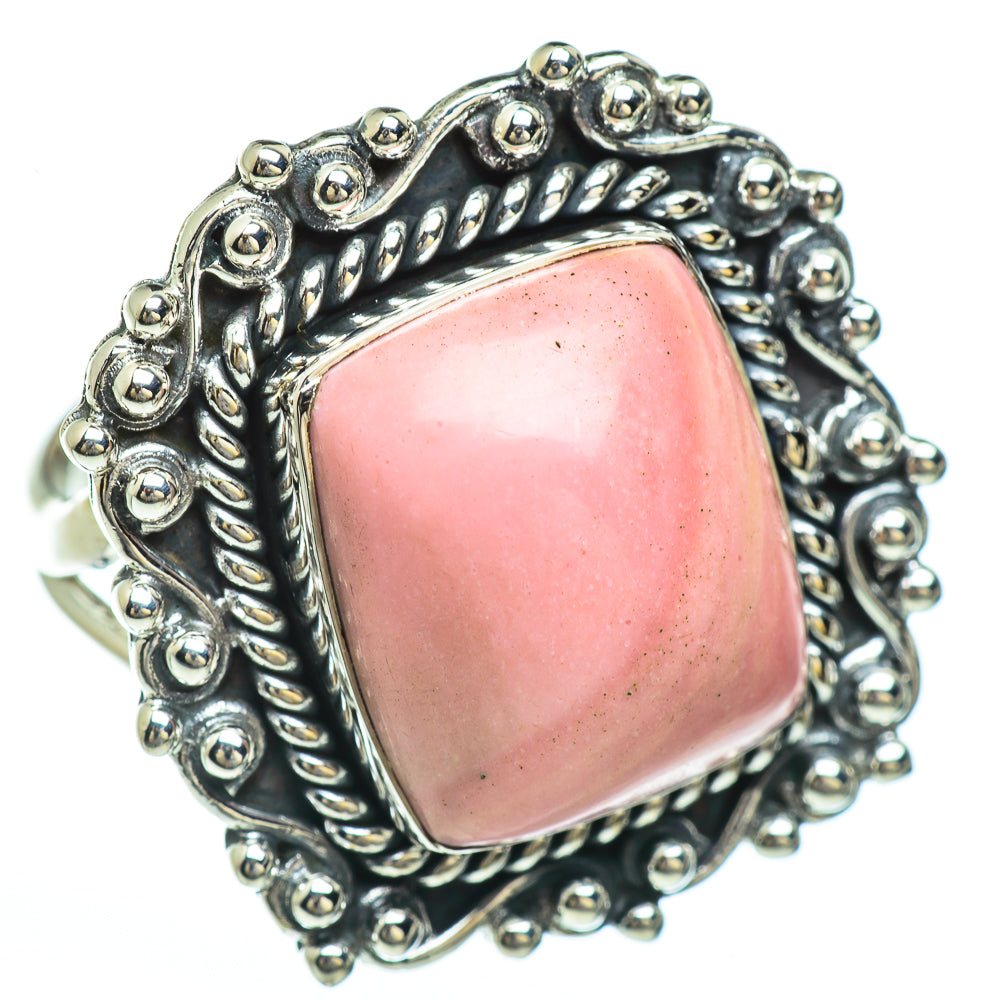 Pink Opal Rings handcrafted by Anasilvercos - RING45353