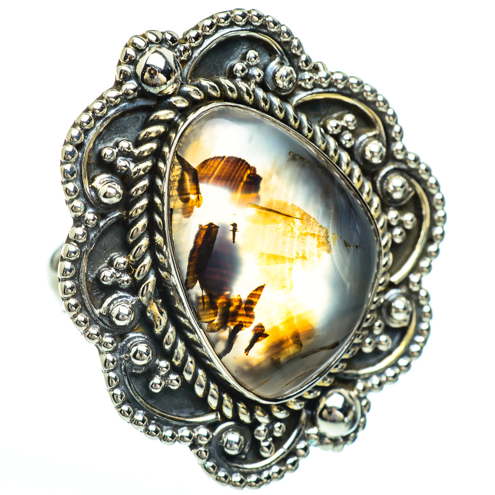 Montana Agate Rings handcrafted by Anasilvercos - RING45363
