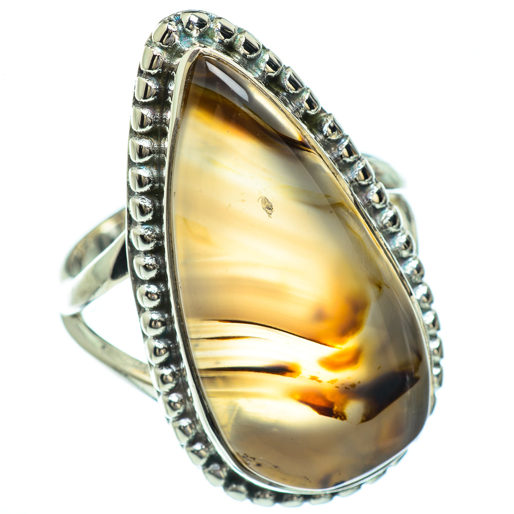 Montana Agate Rings handcrafted by Anasilvercos - RING45364