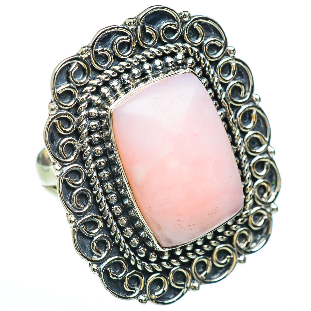 Pink Opal Rings handcrafted by Anasilvercos - RING45391