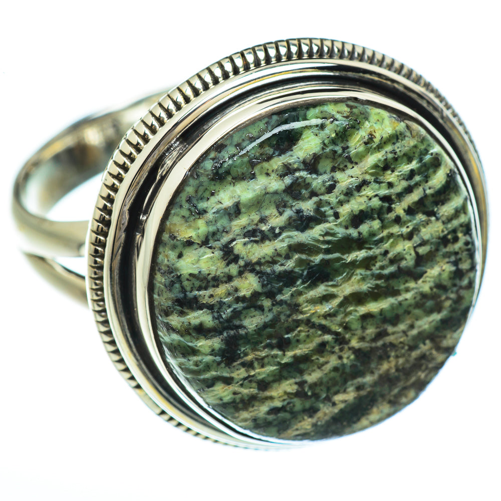 Lizard Jasper Rings handcrafted by Anasilvercos - RING45413