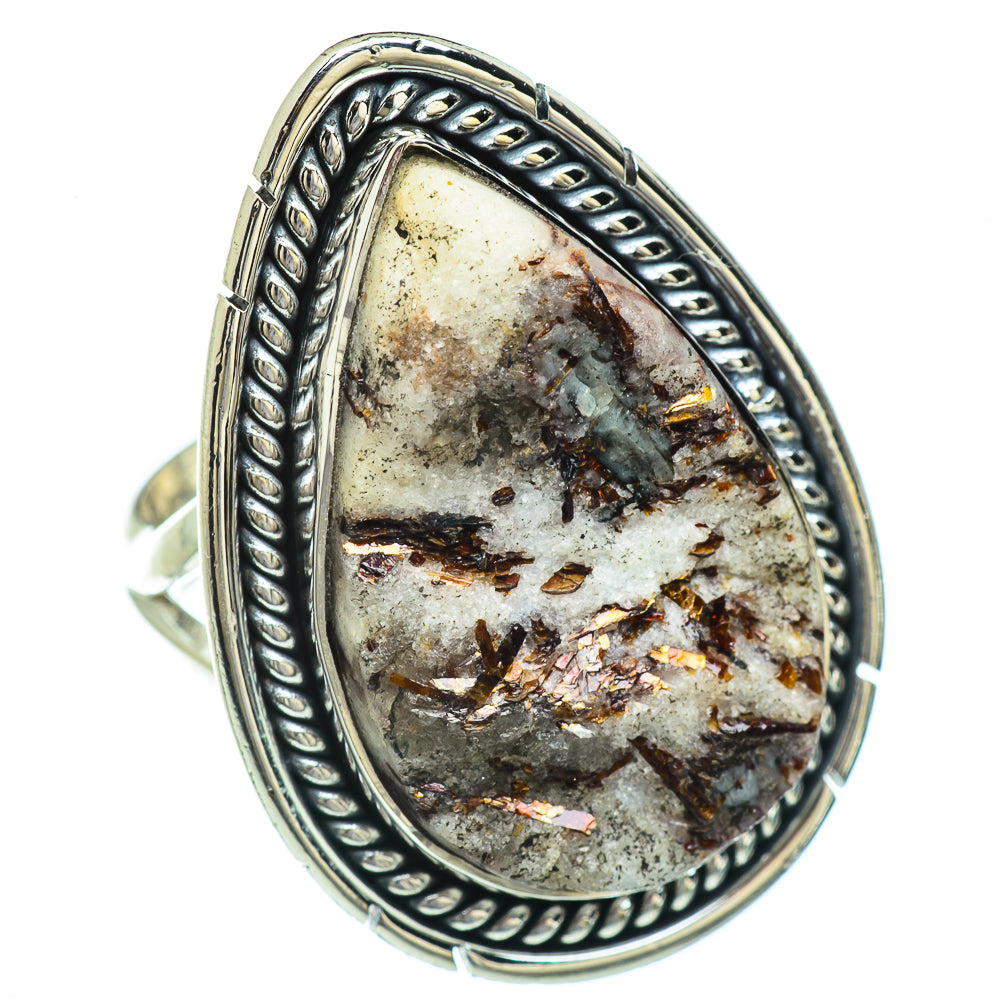 Astrophyllite Rings handcrafted by Anasilvercos - RING45421