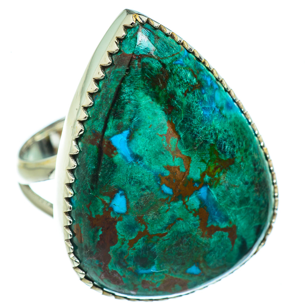Chrysocolla Rings handcrafted by Anasilvercos - RING45463