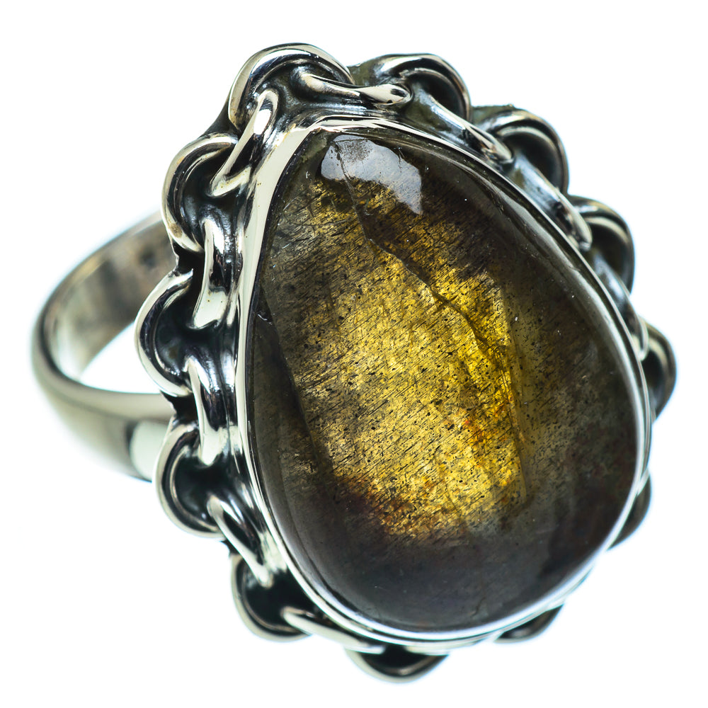 Labradorite Rings handcrafted by Anasilvercos - RING45492