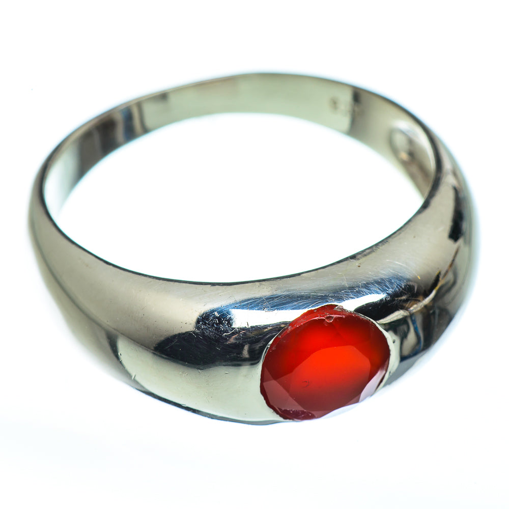 Red Onyx Rings handcrafted by Anasilvercos - RING45498