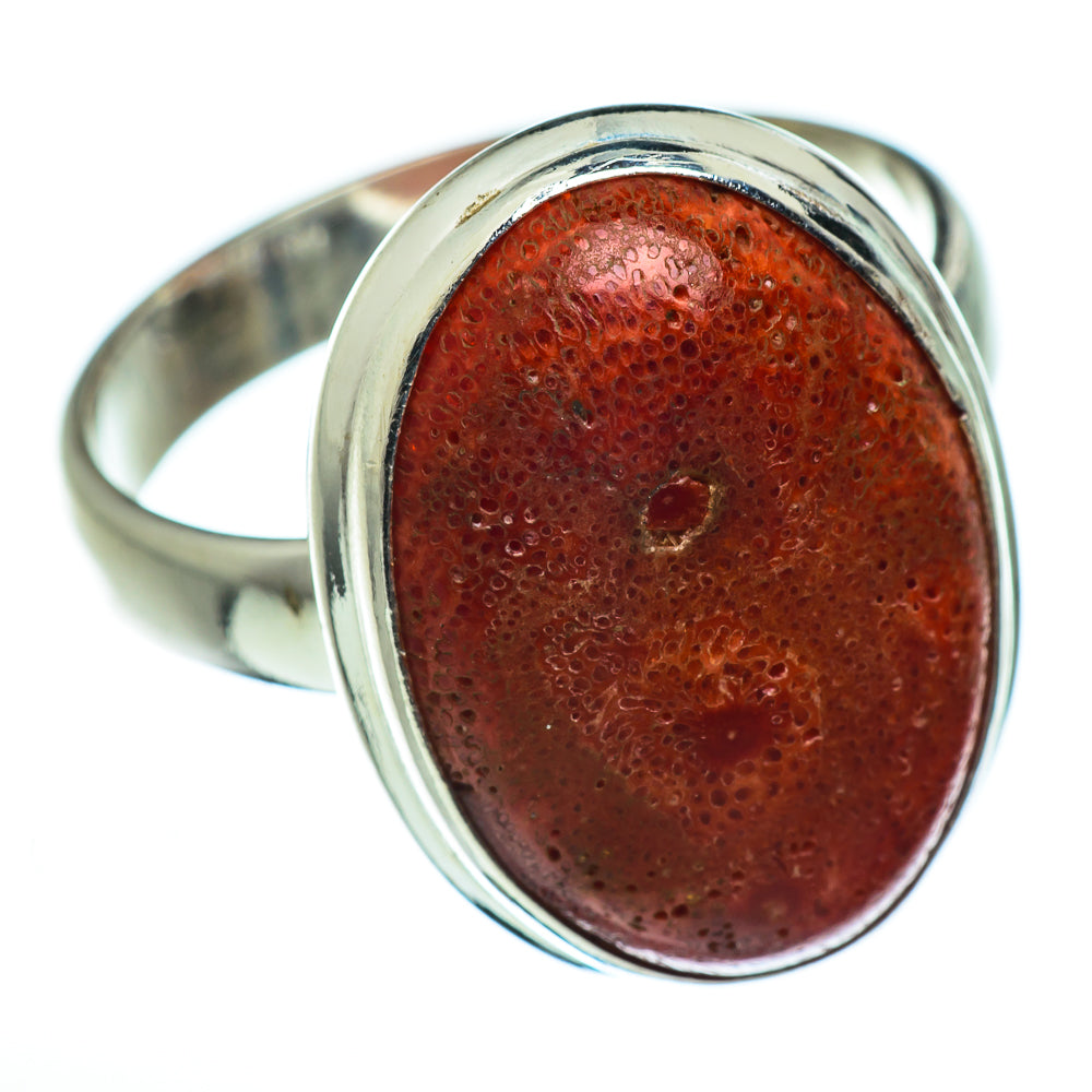 Sponge Coral Rings handcrafted by Anasilvercos - RING45499