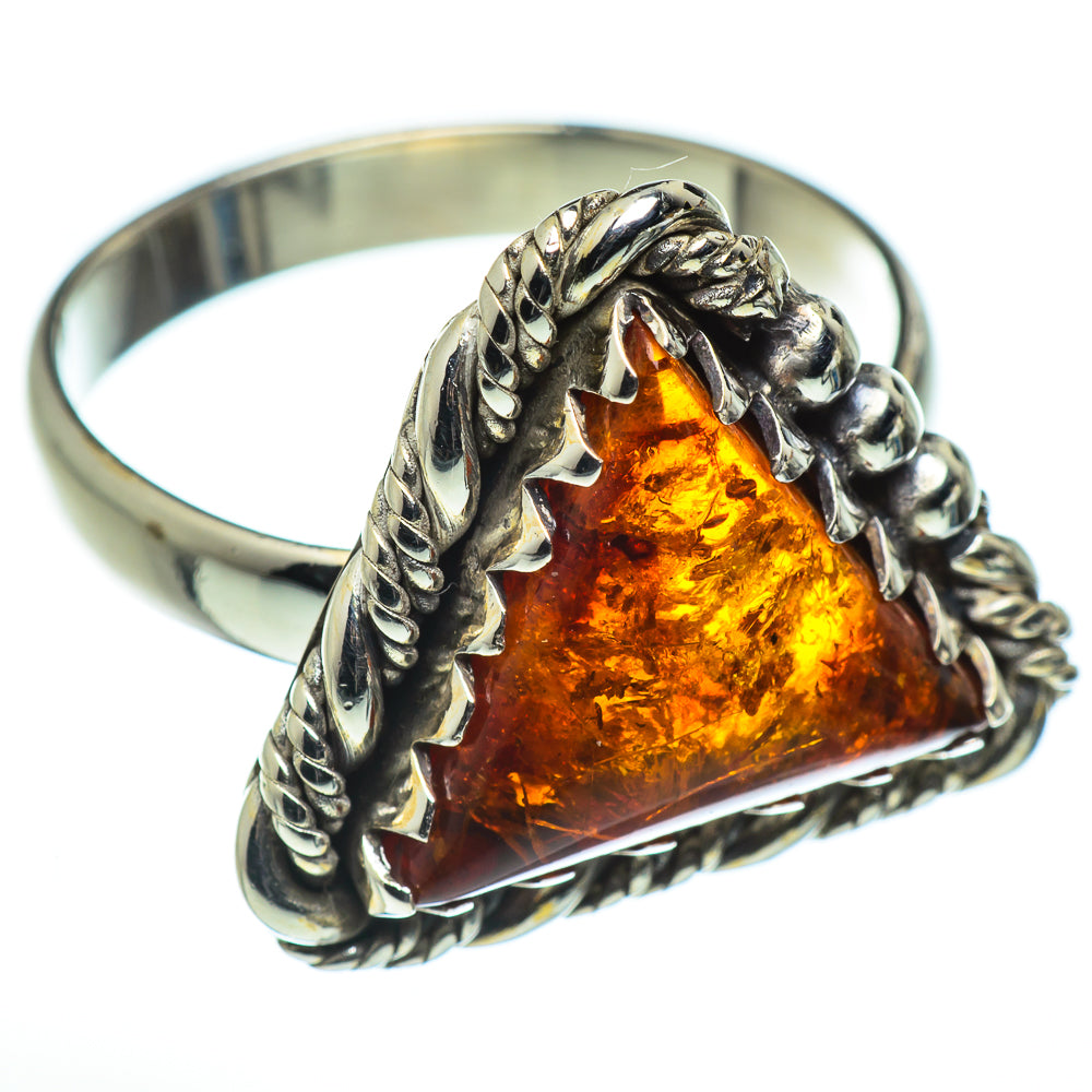 Baltic Amber Rings handcrafted by Anasilvercos - RING45580