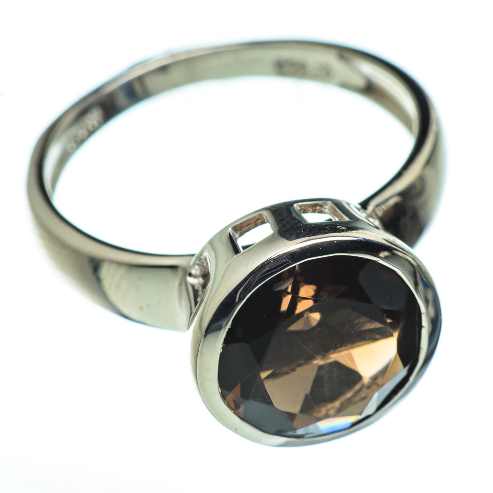Smoky Quartz Rings handcrafted by Anasilvercos - RING45653