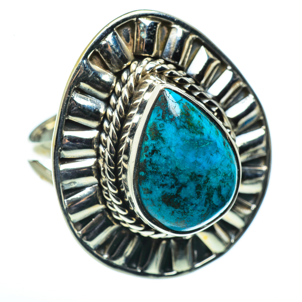 Chrysocolla Rings handcrafted by Anasilvercos - RING45668