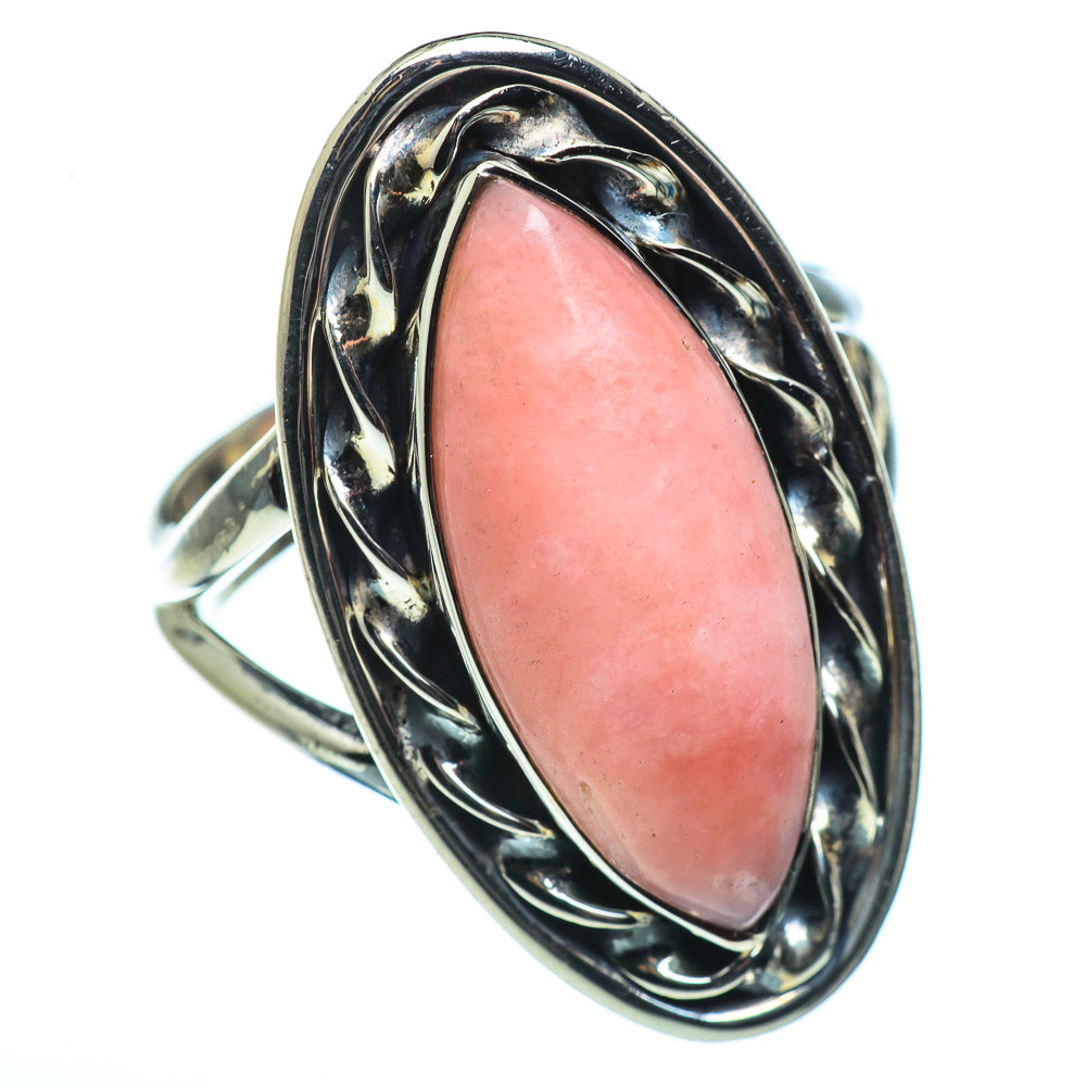Pink Opal Rings handcrafted by Anasilvercos - RING45678