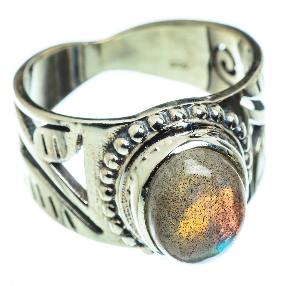 Labradorite Rings handcrafted by Anasilvercos - RING45688