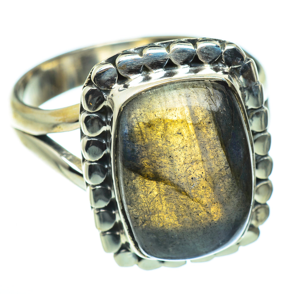 Labradorite Rings handcrafted by Anasilvercos - RING45729