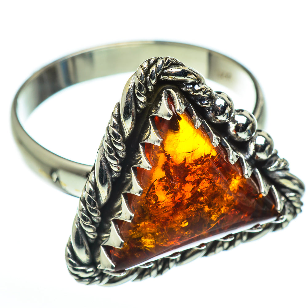 Baltic Amber Rings handcrafted by Anasilvercos - RING45760