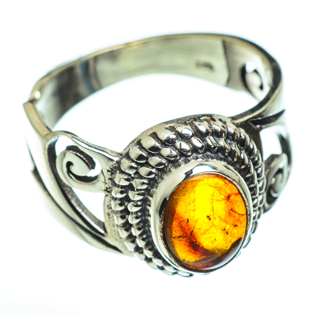 Baltic Amber Rings handcrafted by Anasilvercos - RING45771