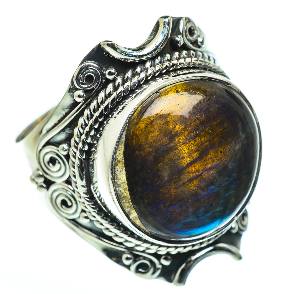 Labradorite Rings handcrafted by Anasilvercos - RING45796